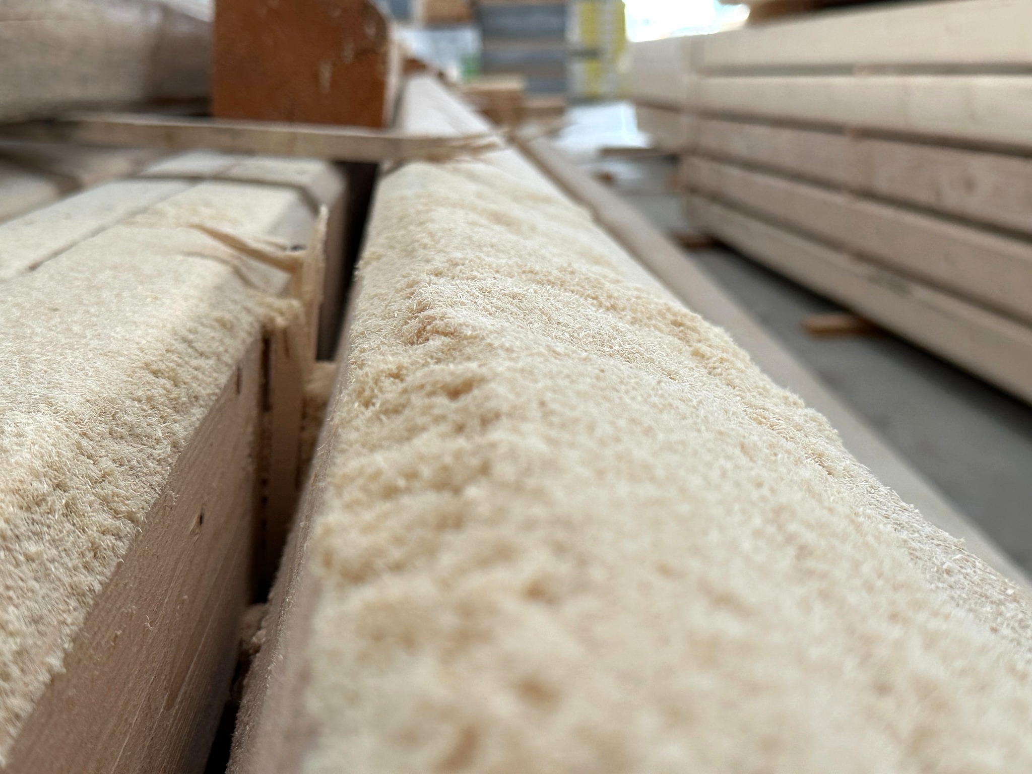 Dettaglio della lavorazione artigianale del legno Isol Tetti